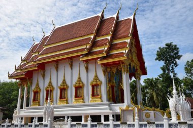 Dini törenler için Tayland 'da güzel inşa edilmiş kiliseler..