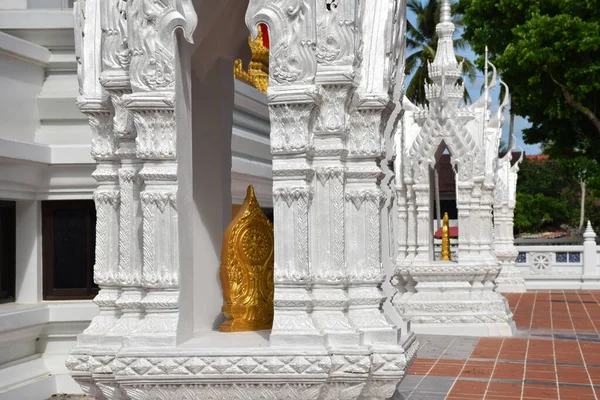 Sema Símbolo Del Budismo Que Puede Ver Lugares Religiosos Como — Foto de Stock