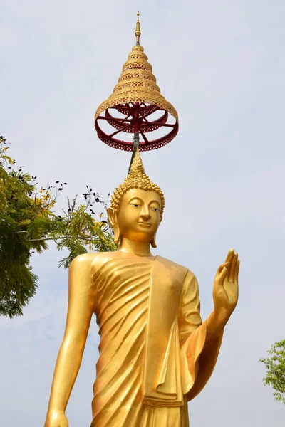 Statua Del Buddha Stata Costruita Memoria Del Buddha Esempio Della — Foto Stock