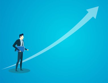 İş adamı belgeyi mali olarak tutuyor