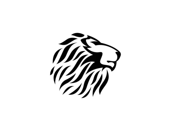 Tipo Logotipo Cabeza León — Vector de stock