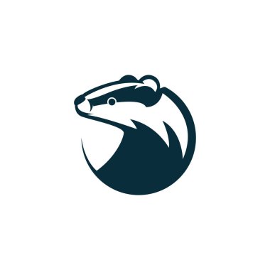Porsuk başı logosu illüstrasyonu