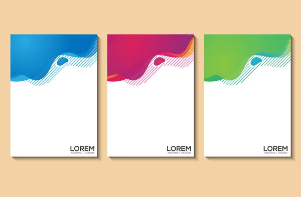 Yaratıcı soyut akışkan arka plan kapağı renkli