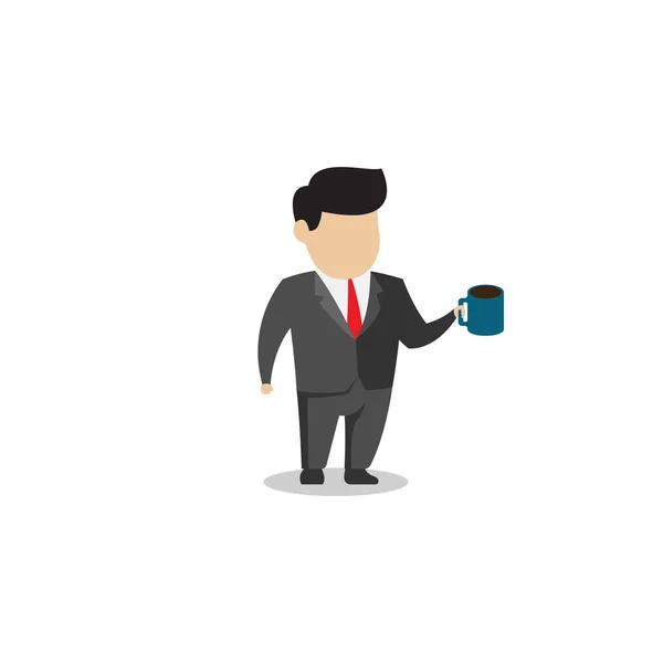 business people concept businessman holding coffee