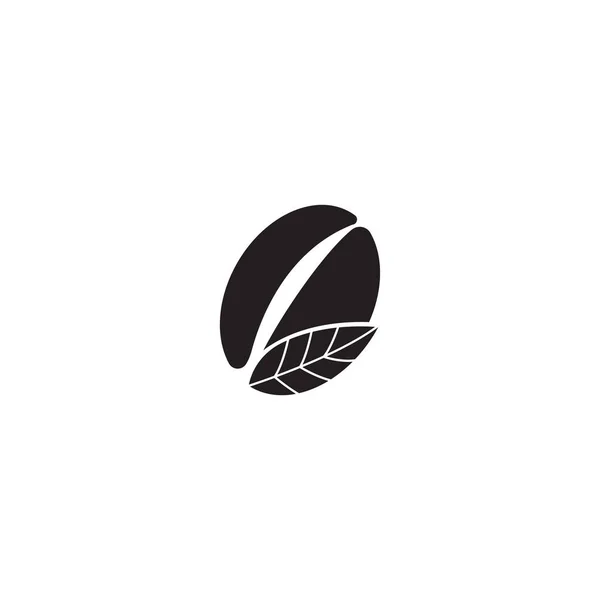 Diseño Silueta Plantilla Logotipo Café — Vector de stock