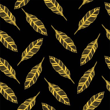 Tüysüz desen vektör illüstrasyonu