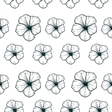 Tropikal yapraklar Çiçeksiz desen yeni stil