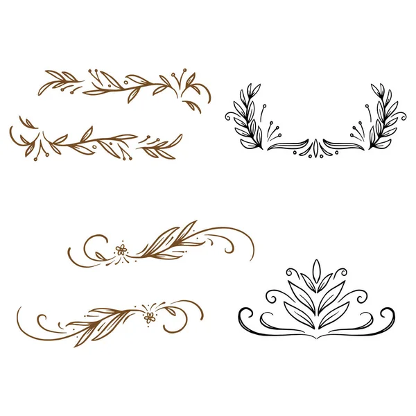 dal çiçekli vintage çerçeve çizimi illüstrasyonu