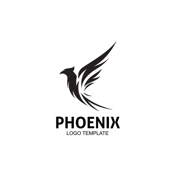 Δημιουργική Απλή Έννοια Λογότυπο Κύκλο Πουλί Phoenix Διάνυσμα Αρχείου
