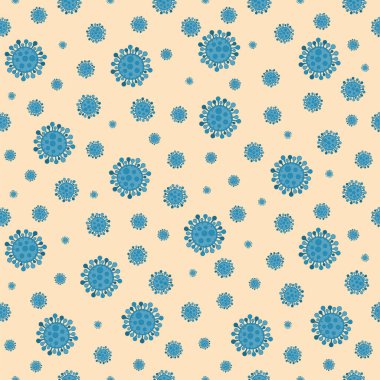 Mavi koronavirüs kusursuz model taşıyıcı virüs arka planı