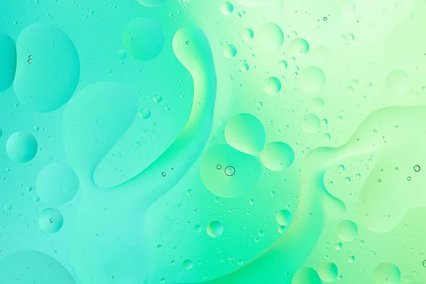 Абстрактний Пастельний Колір Макро Фон Масляних Бульбашок Водяних Бірюзових Шпалерах — стокове фото