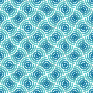 Mavi dairesiz geometrik arkaplan ölçeği dokusu