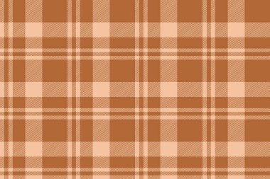 ekose arkaplan gingham kontrol kumaş dokusu kahverengi ve bej renkler tartan vektör sonbahar dikişsiz desen çizim tekstil