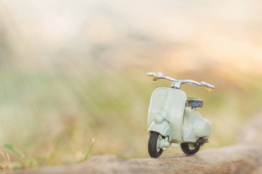 Doğada Motosiklet modeli