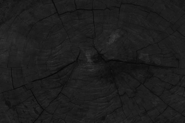 Drewno Czarny Stół Tło Ciemna Tekstura Widok Góry Podłoga Pokładzie — Zdjęcie stockowe
