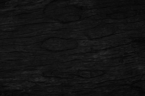 Fundo Preto Madeira Textura Escura Tabela Vista Superior Espaço Cinza — Fotografia de Stock