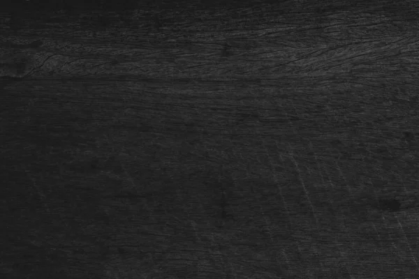Fundo Preto Madeira Textura Escura Tabela Vista Superior Espaço Cinza — Fotografia de Stock