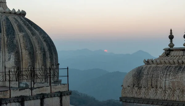 Arravalies 'te Günbatımı, Kumbhalgarh Kalesi, Rajasthan