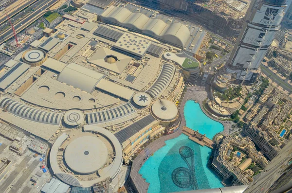 Vista Desde Burj Khalifa Dubai Emiratos Árabes Unidos Octubre 2016 — Foto de Stock