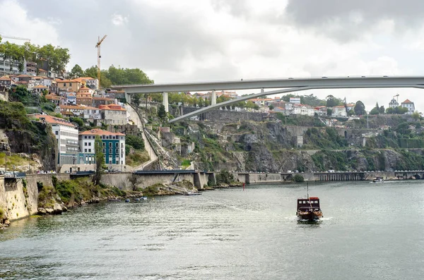 Ponte Infante Porto Portugal Velhas Casas Históricas Uma Colina — Fotografia de Stock