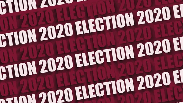 Verkiezing 2020 Concept Rode Witte Strepen Achtergrond — Stockfoto