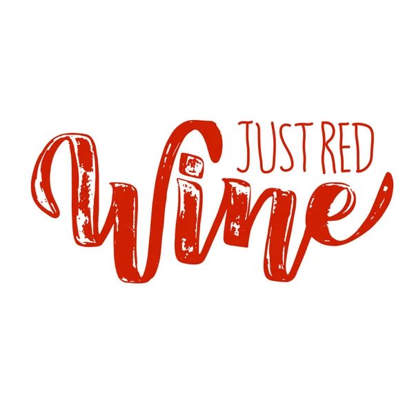 Sadece kırmızı şarap.