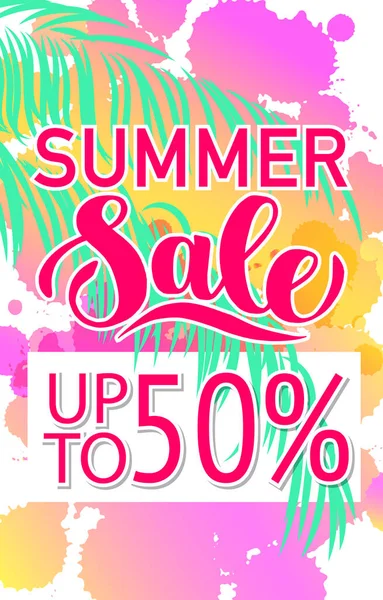 Devasa satışlar ve el çizimi harfli indirimli afişler..