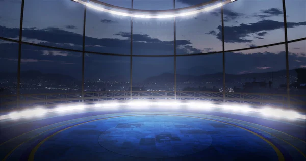 Endüstriyel televizyon programı. Yeşil ekranlı sanal izleme sistemi için ideal. (3D görüntüleme)