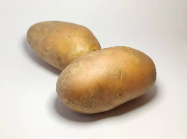 Potato Close Potato White Background — Stock Photo, Image