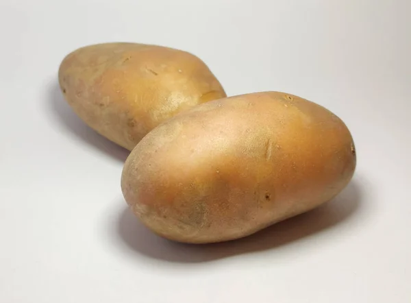 Potato Close Potato White Background — Stock Photo, Image