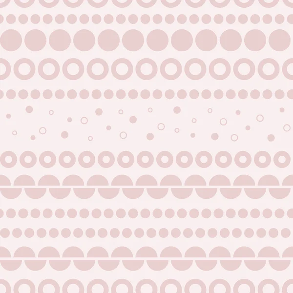 Пыльный розовый пунктирный геометрический бесшовный векторный рисунок — стоковый вектор