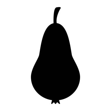 Armut, siluet. Beyaz arkaplanda izole edilmiş vektör illüstrasyonu.