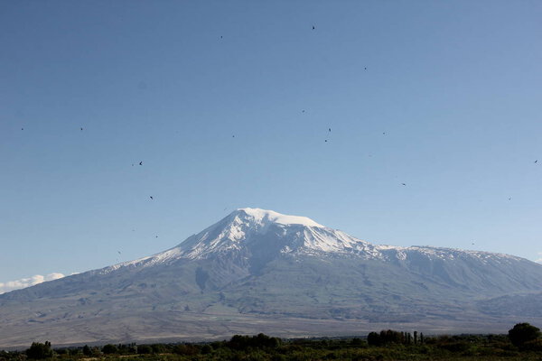Ararat mountain from the Armenia side