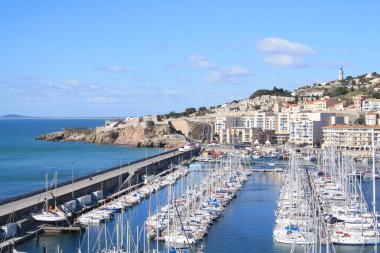 Sete, bir tatil beldesi ve tekil Adası Akdeniz'de, Venedik, Languedoc Rousillon, Fransa adlandırılır