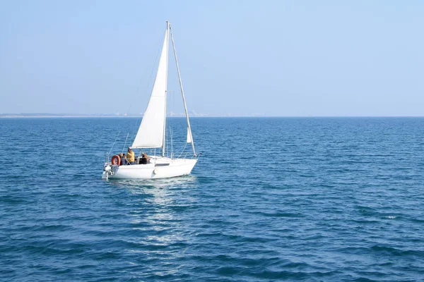 Sail Boat Mediterranean Sea France — Stock Photo, Image