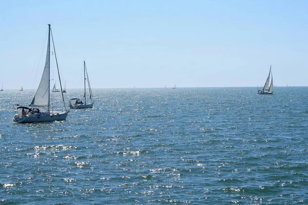 Velero Mar Mediterráneo Francia — Foto de Stock