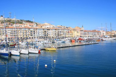 Sete, bir tatil beldesi ve tekil Adası Akdeniz'de, Venedik, Languedoc Rousillon, Fransa adlandırılır
