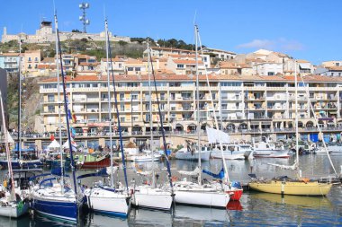 Sete, bir tatil beldesi ve tekil Adası Akdeniz'de, Venedik, Languedoc Rousillon, Fransa adlandırılır