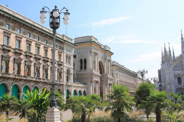 Galleria Vittorio Emanuele Italiens Ældste Aktive Indkøbscenter Stort Vartegn Milano - Stock-foto