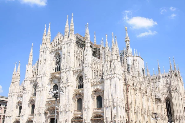 Muhteşem Milano Katedrali, Duomo di Milano, Square Piazza Duomo, İtalya dünyanın en büyük Gotik katedrali