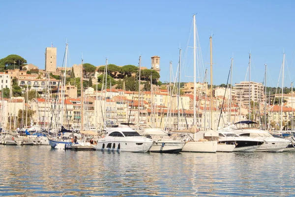 Old City Harbor Cannes French Riviera France — Stock Photo, Image