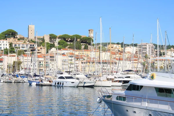 Old City Harbor Cannes French Riviera France — Stock Photo, Image