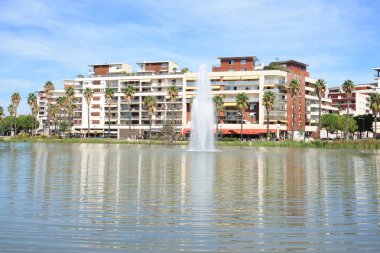 Montpellier, Herault, Fransa 'daki Mariane Limanı.
