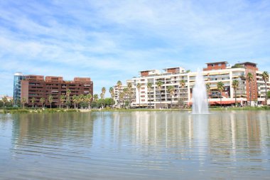 Montpellier, Herault, Fransa 'daki Mariane Limanı.