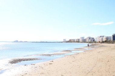 Gülgüzel plaj, Costa Brava bulunan Akdeniz kasabası, Katalonya, İspanya