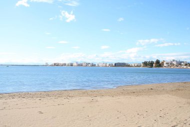 Gülgüzel plaj, Costa Brava bulunan Akdeniz kasabası, Katalonya, İspanya