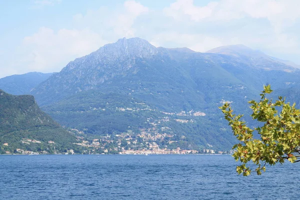 Como Gölü Üzerinde Belagio Vila Melzi Bontanical Bahçe Lombardiya Talyan — Stok fotoğraf