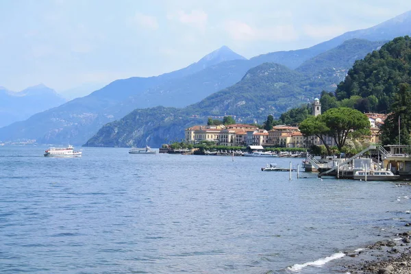 Como Gölü üzerinde Belagio Vila Melzi Bontanical bahçe, Lombardiya İtalyan bölgesinde Como Eyaleti. Yeryüzündeki Cennet, Güzel İtalya