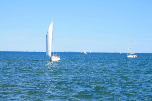 地中海 フランスの帆ボート — ストック写真