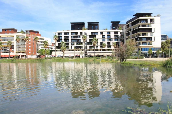 Montpellier, Herault, Fransa 'daki Mariane Limanı.